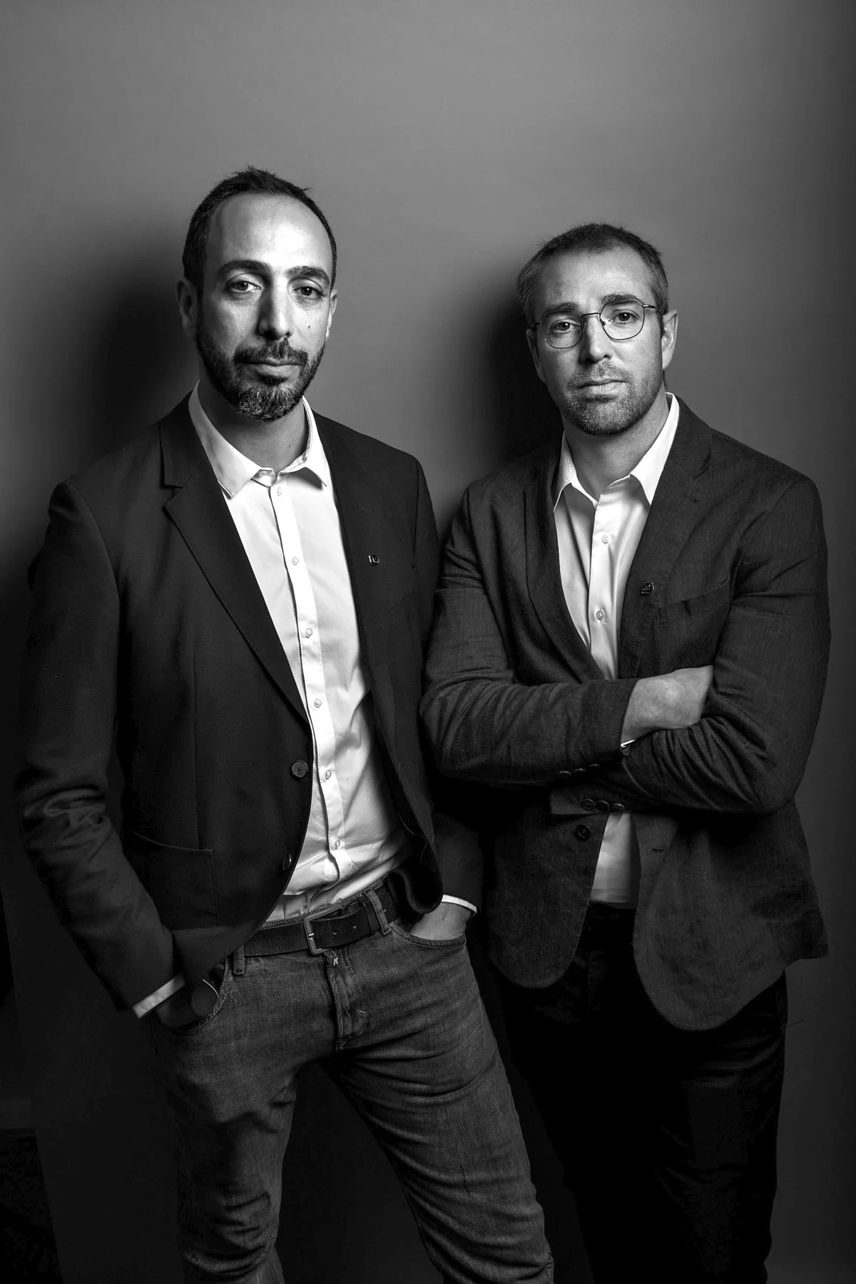 Lamine Benaissa and Jean-Sébastien Moulet, co-founders of Wormsensing